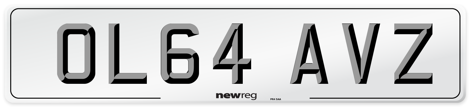 OL64 AVZ Number Plate from New Reg